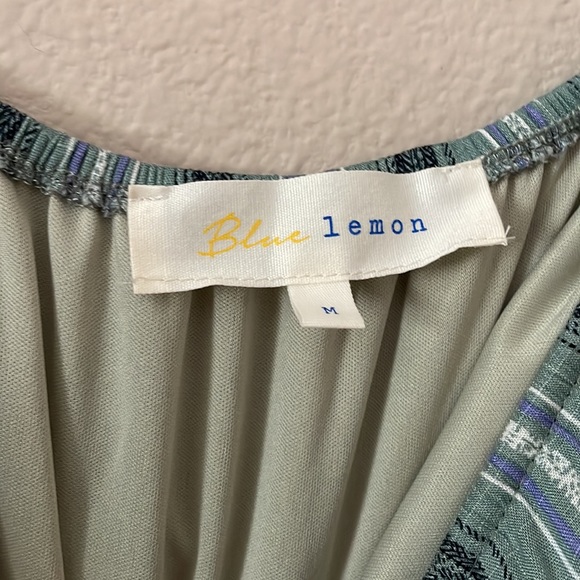 Strapless Blue Lemom romper. Size medium (bought from boutique). - Picture 3 of 3